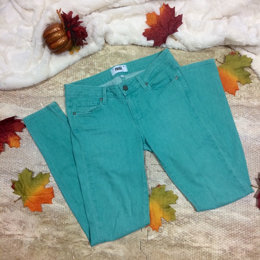 Paige Spearmint Verdugo Ultra Skinny Jeans